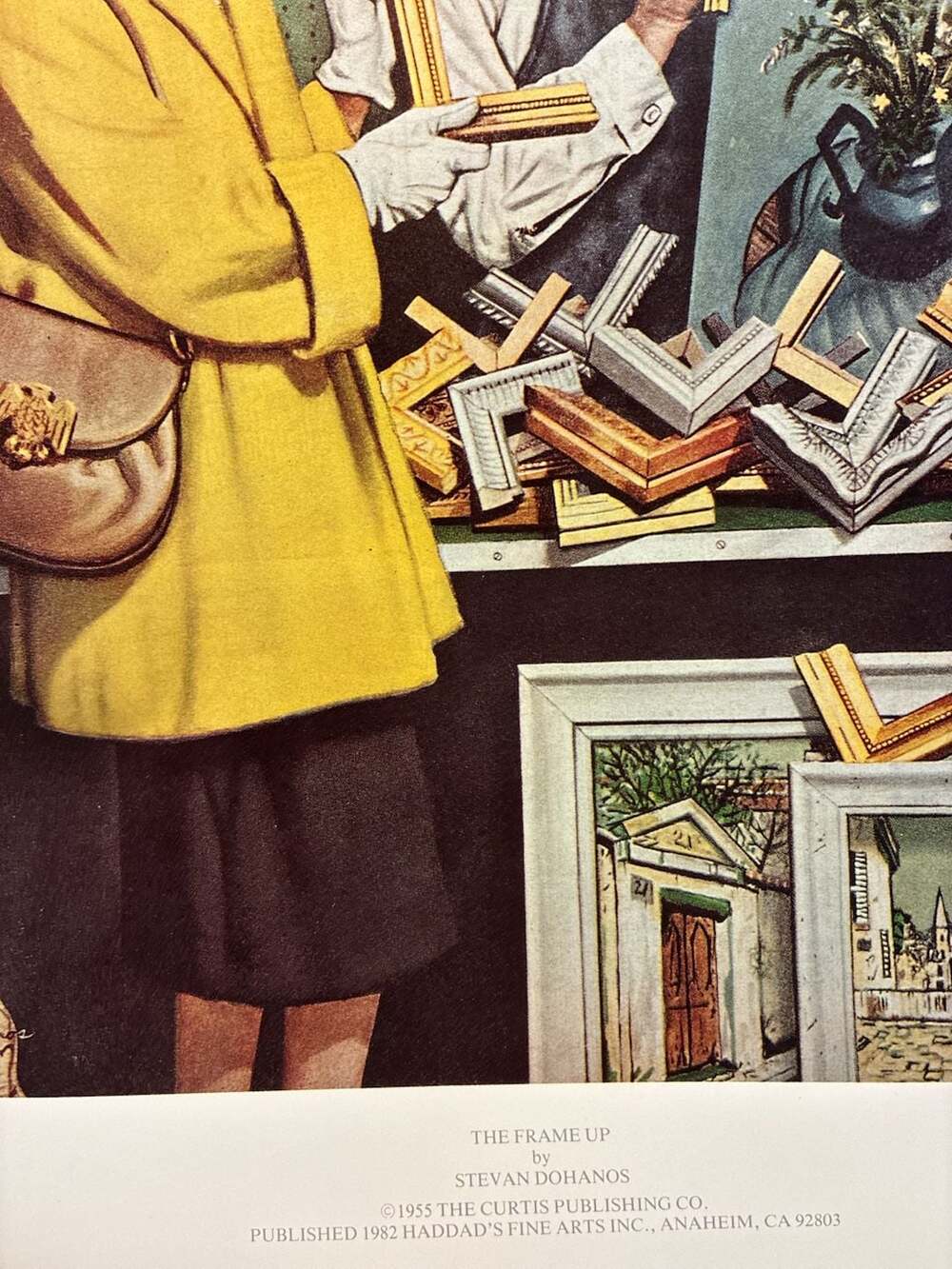 Lot of 2 The Frame Up Saturday Evening Post Cover, April 30, 1955, by Stevan Doh - Picture 10 of 15